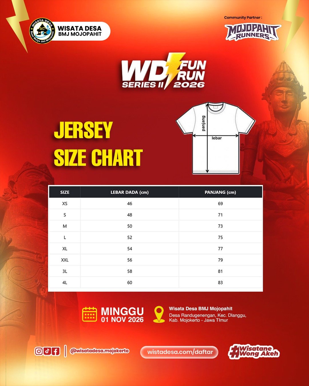Size Chart Jersey